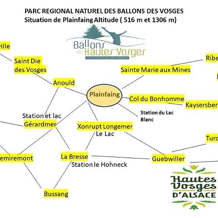 Chambre D'Hotes Au Coeur Des Vosges Et Proche De L'Alsace Plainfaing Eksteriør billede