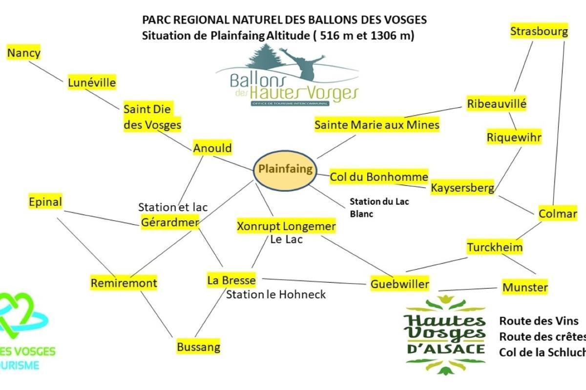 Chambre D'Hotes Au Coeur Des Vosges Et Proche De L'Alsace Plainfaing Eksteriør billede